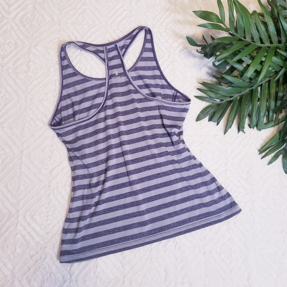 New Balance Striped Racerback Athletic Tank - Picture 2 of 8